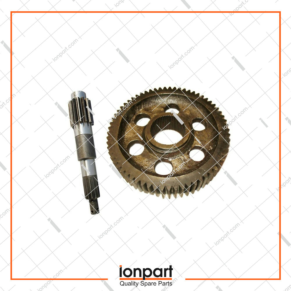 Transmission Case Shaft and Pinion Compatible With John Deere Baler E47057 + AE31201 + E61294